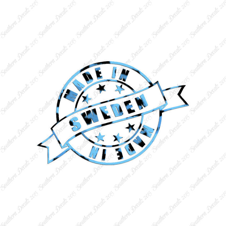 Made In Sweden Stamp Logo