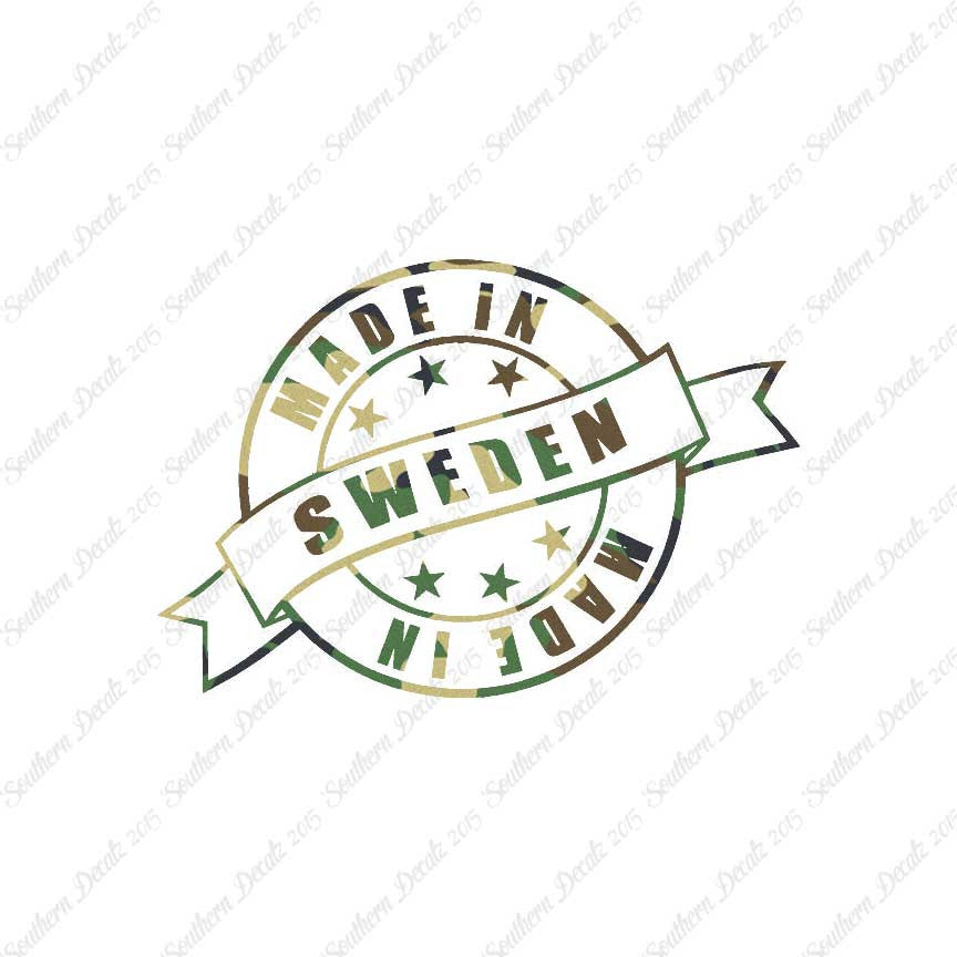 Made In Sweden Stamp Logo