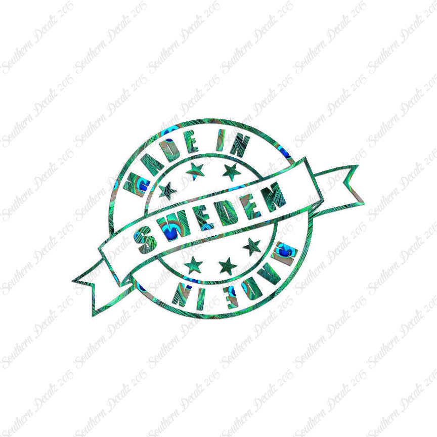 Made In Sweden Stamp Logo