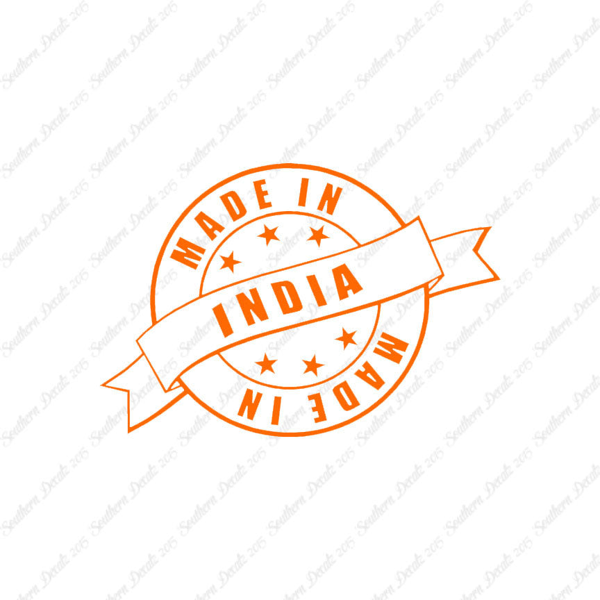 Made In India Stamp Logo