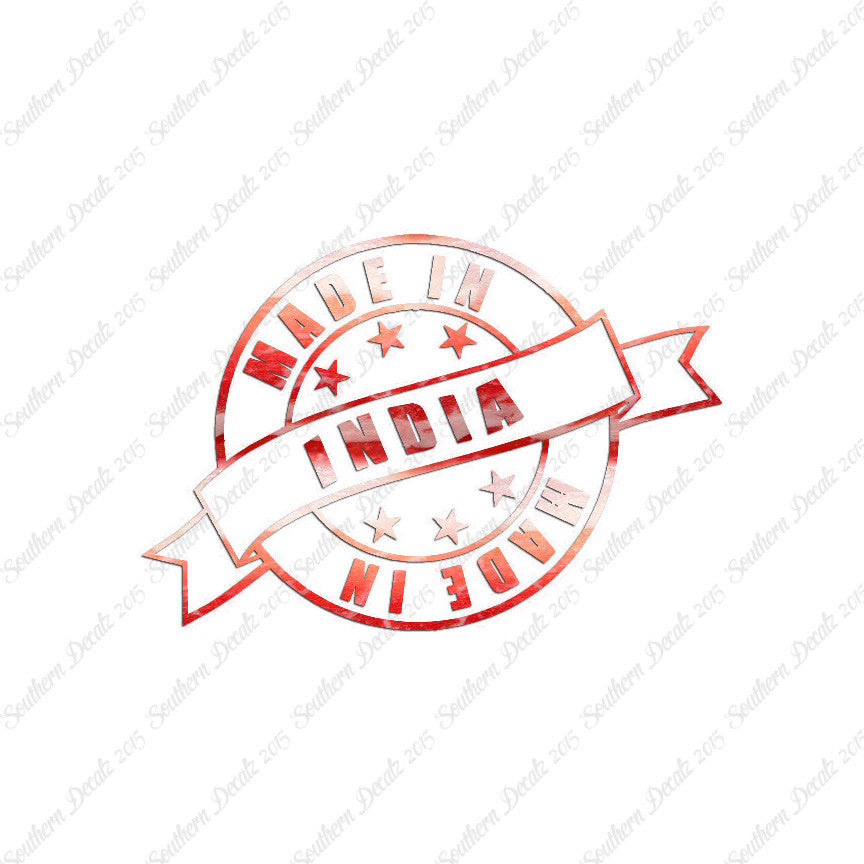 Made In India Stamp Logo