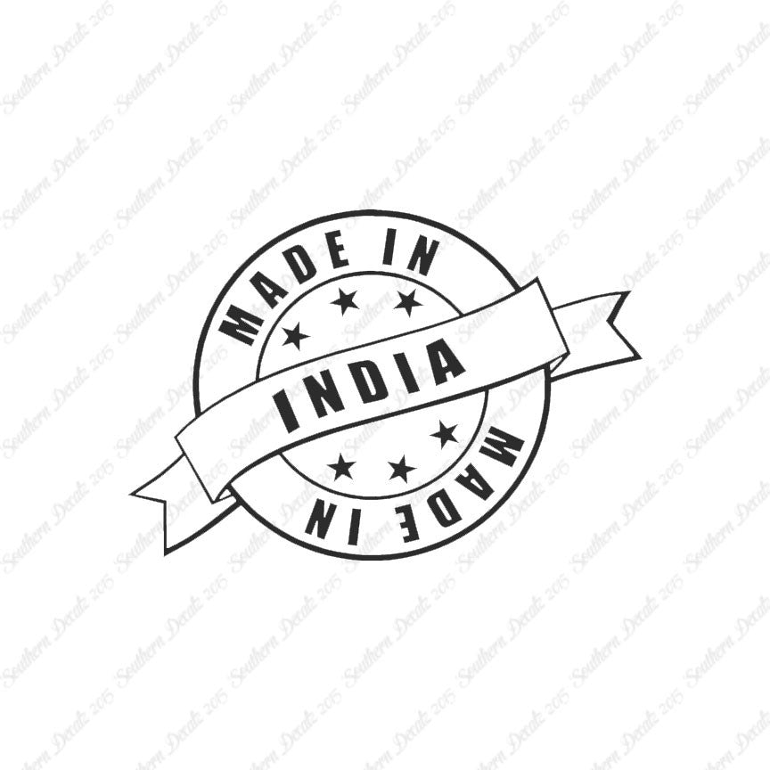 Made In India Stamp Logo