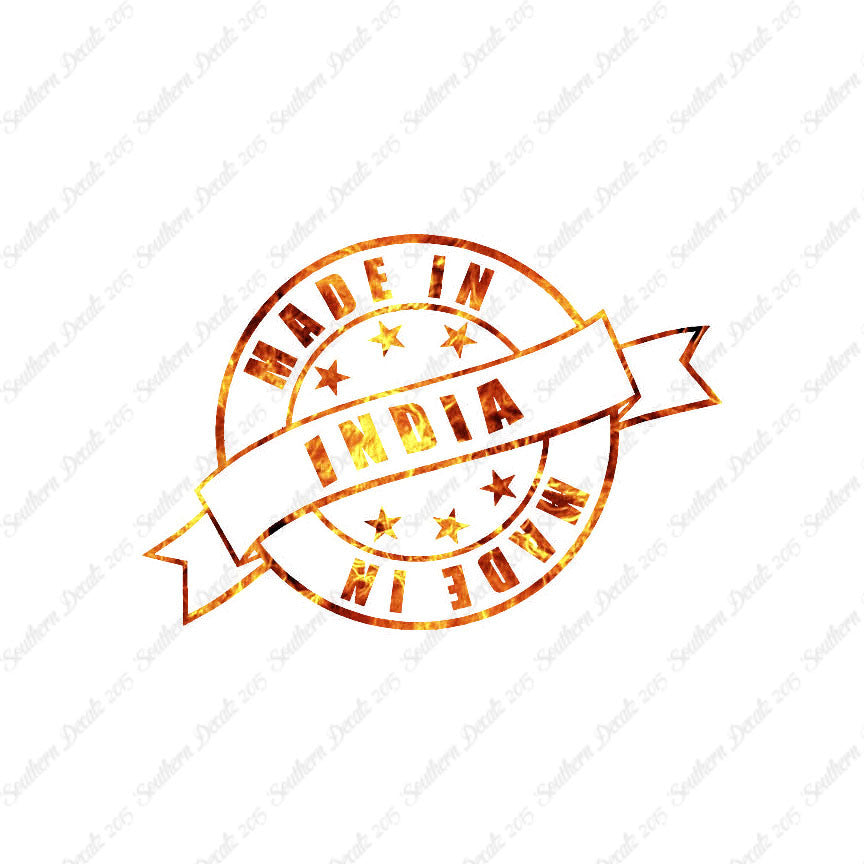 Made In India Stamp Logo