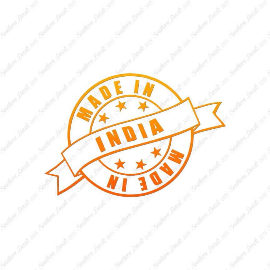 Made In India Stamp Logo