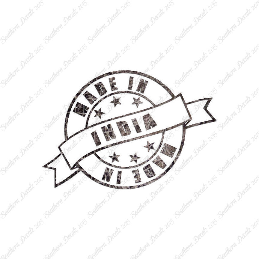 Made In India Stamp Logo