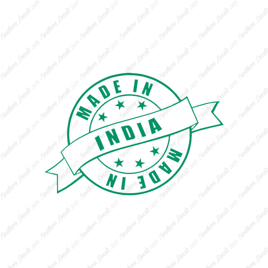 Made In India Stamp Logo