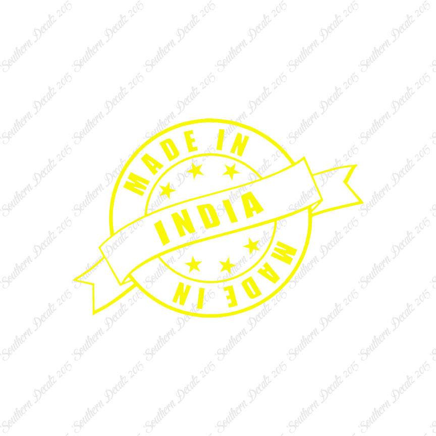 Made In India Stamp Logo
