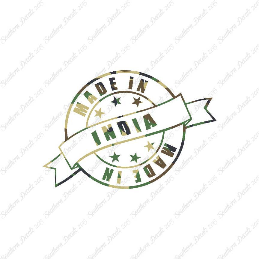 Made In India Stamp Logo
