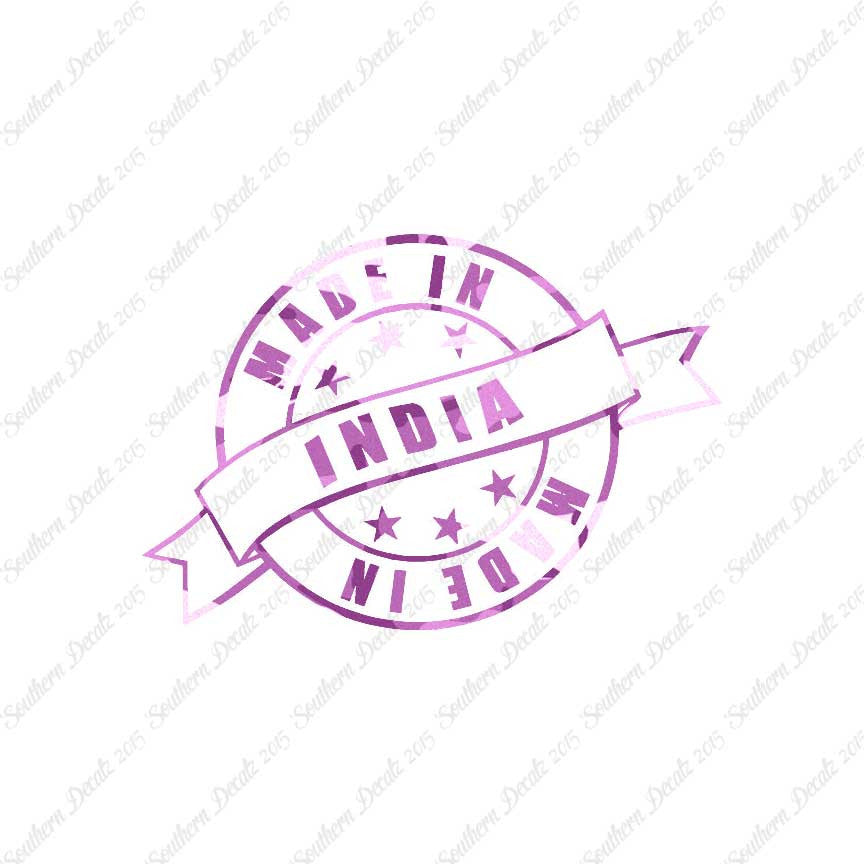 Made In India Stamp Logo