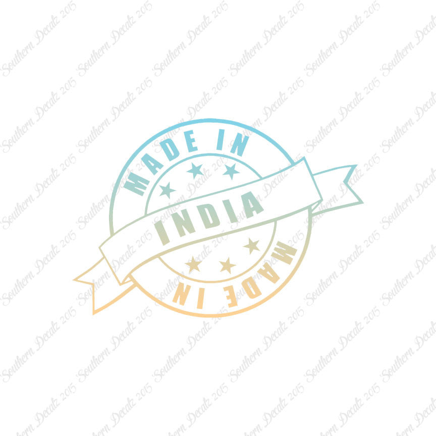 Made In India Stamp Logo