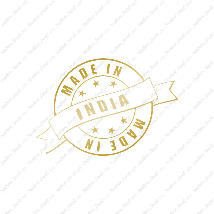 Made In India Stamp Logo