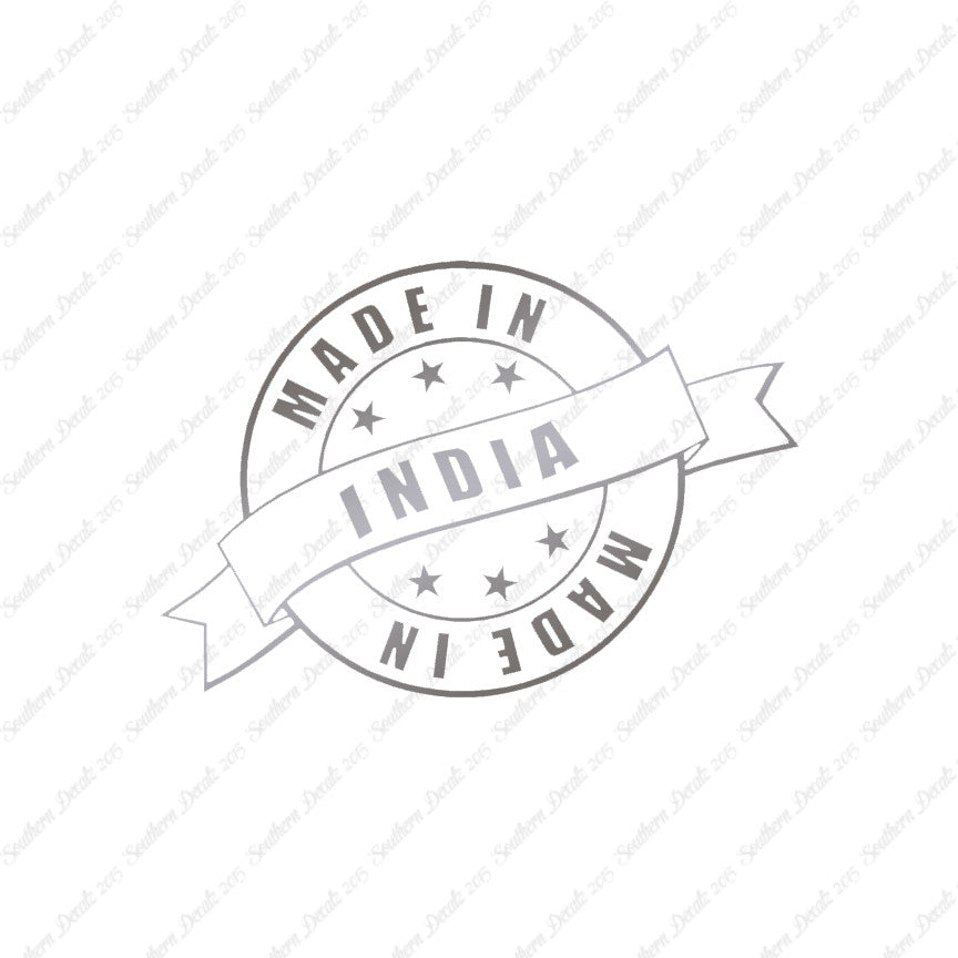 Made In India Stamp Logo