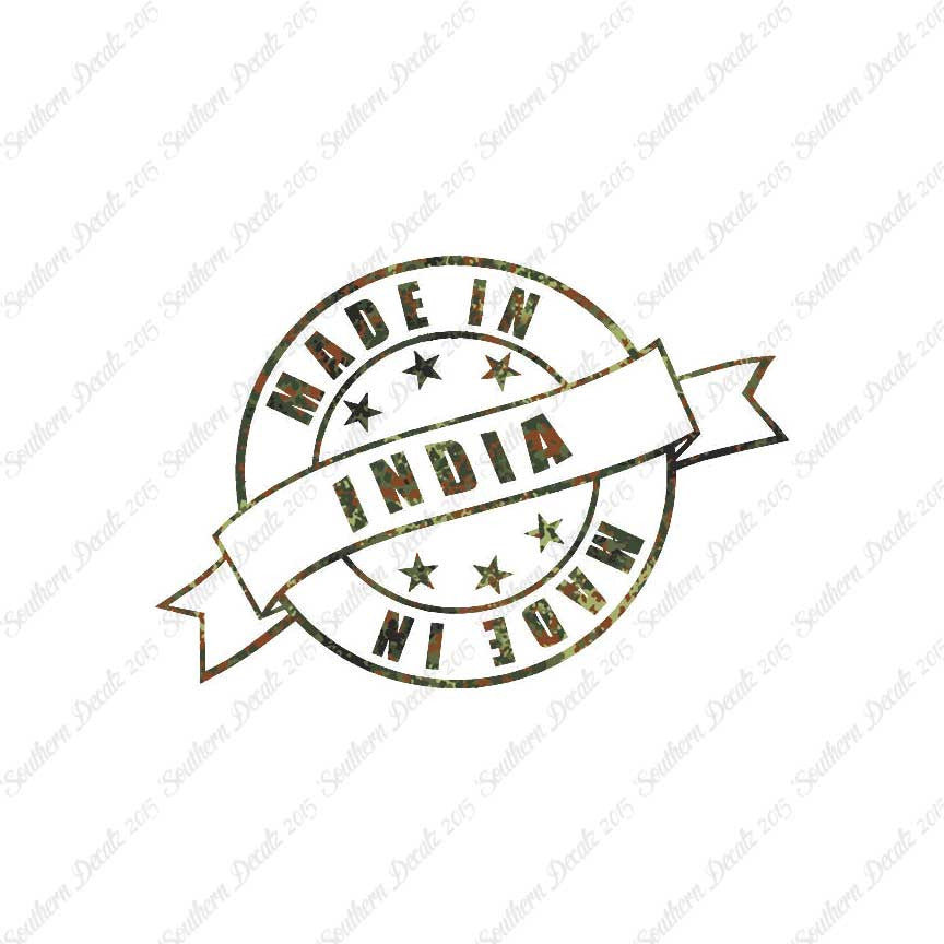 Made In India Stamp Logo