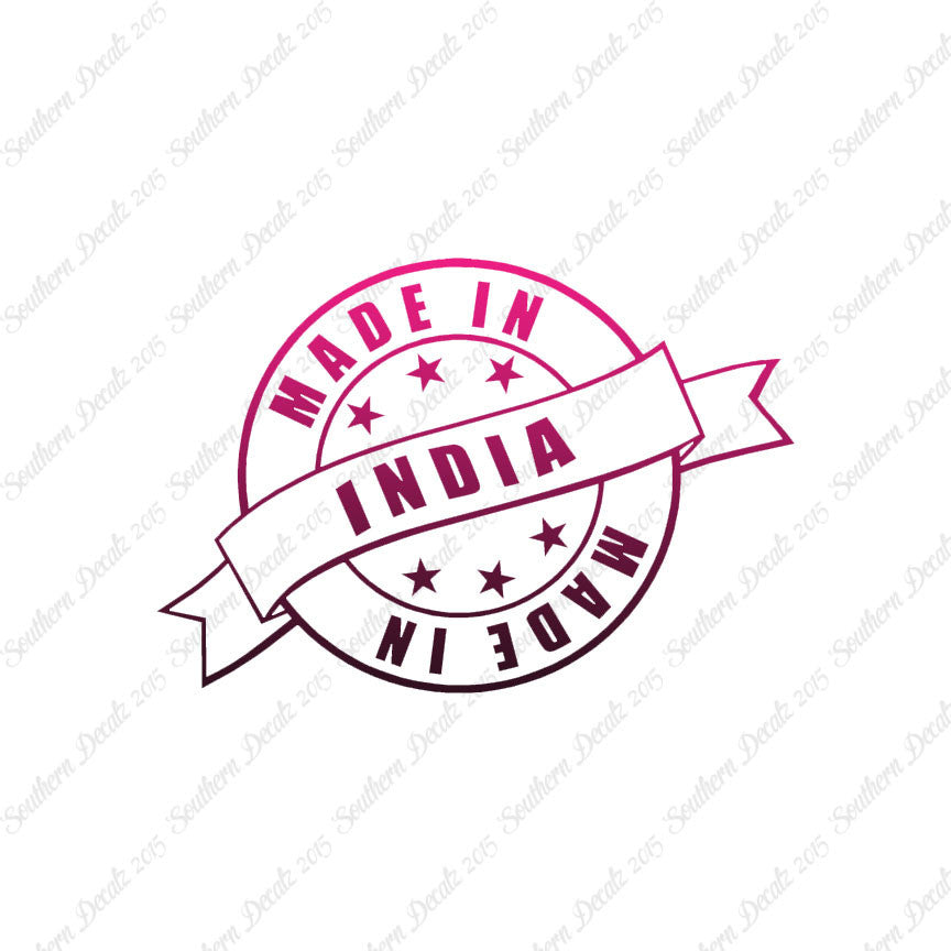 Made In India Stamp Logo