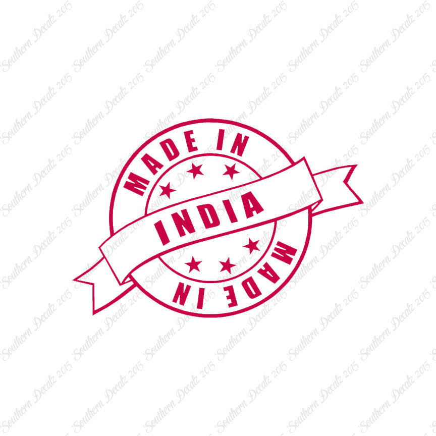 Made In India Stamp Logo