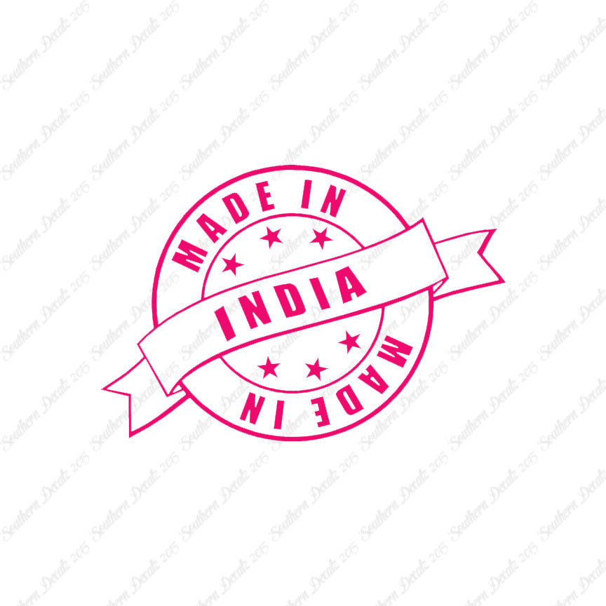 Made In India Stamp Logo