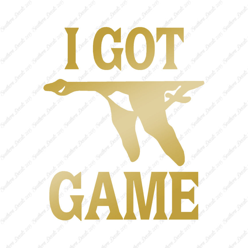 Got Game Goose Bird Hunting