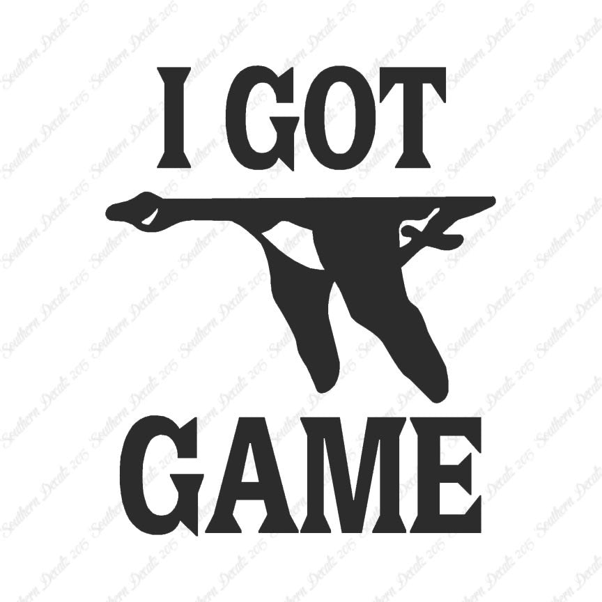 Got Game Goose Bird Hunting