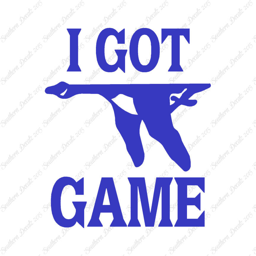 Got Game Goose Bird Hunting