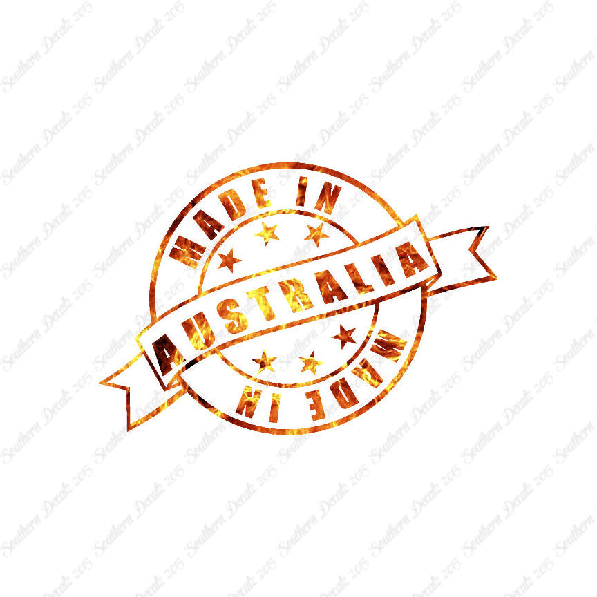 Made In Australia Stamp Logo