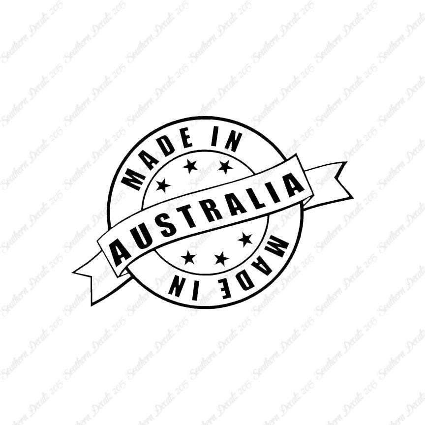Made In Australia Stamp Logo