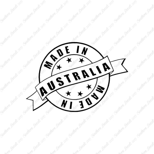 Made In Australia Stamp Logo