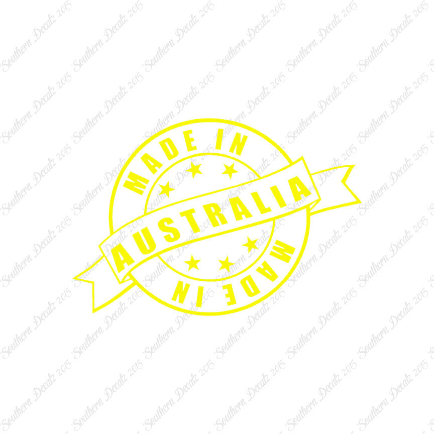 Made In Australia Stamp Logo