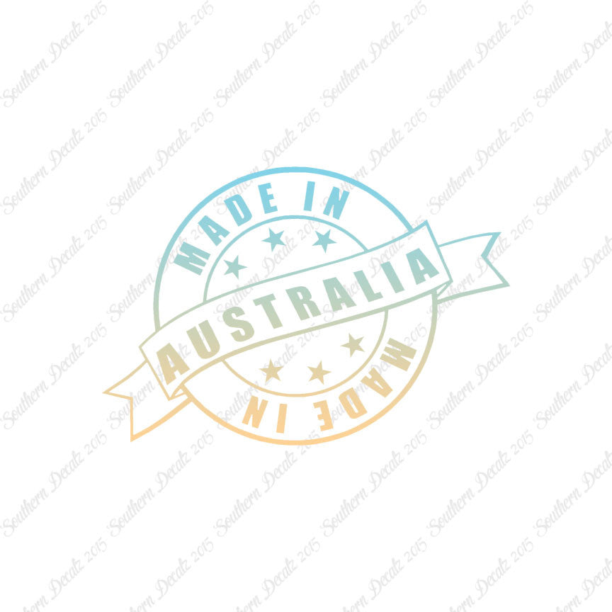 Made In Australia Stamp Logo
