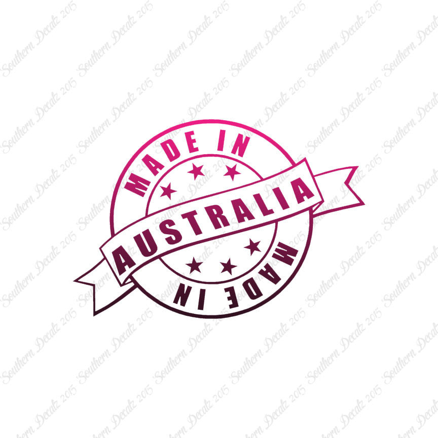 Made In Australia Stamp Logo