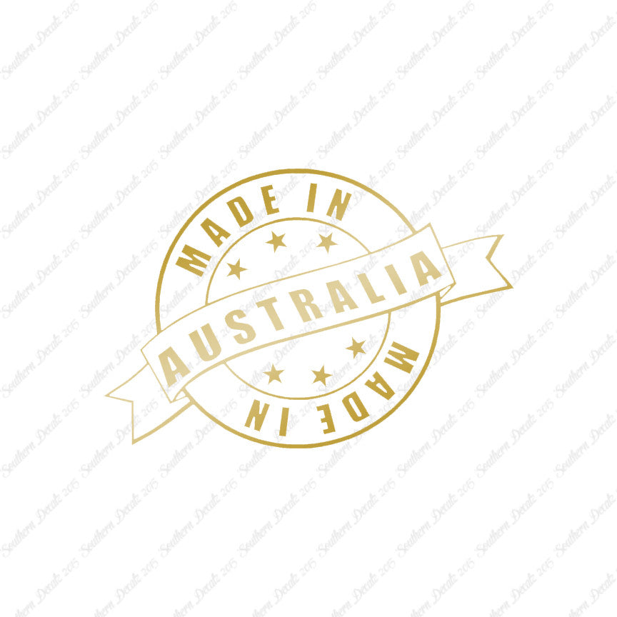 Made In Australia Stamp Logo