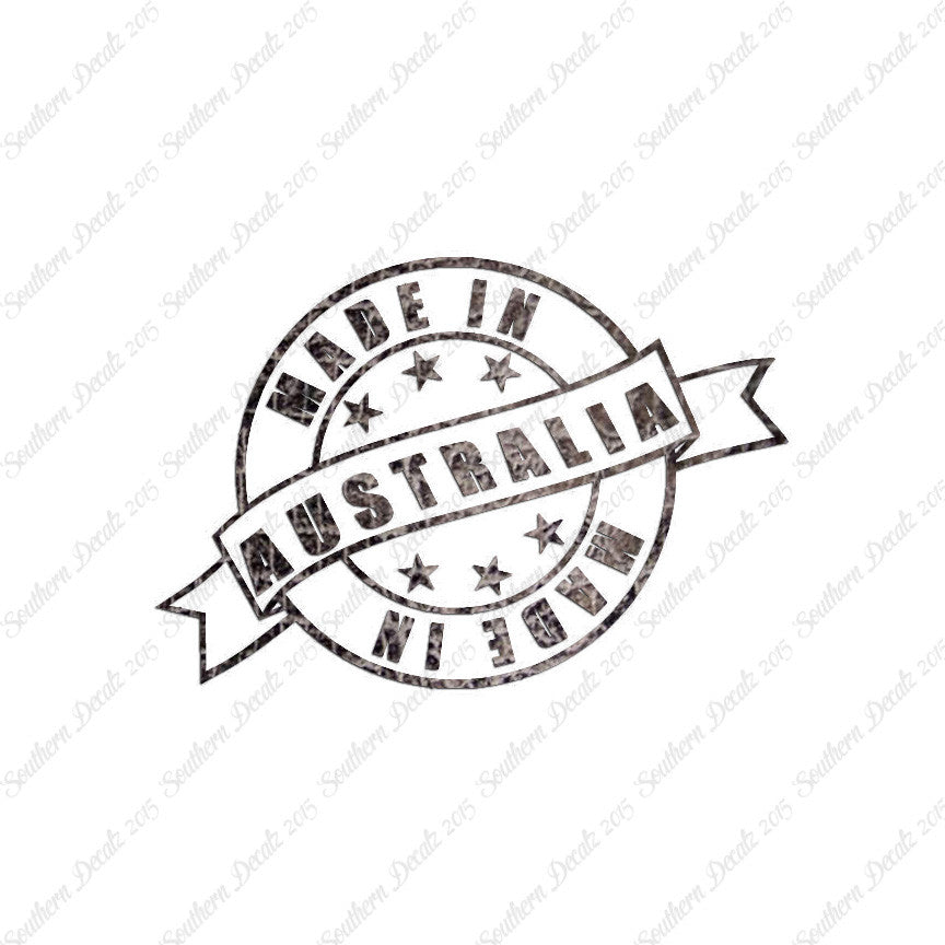 Made In Australia Stamp Logo