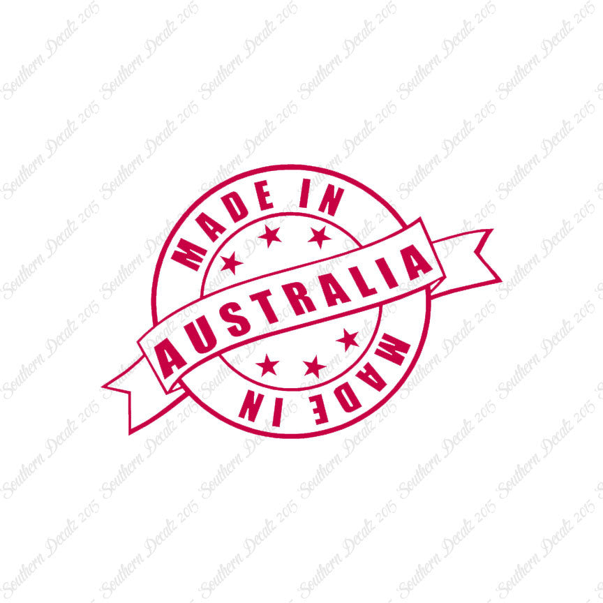 Made In Australia Stamp Logo