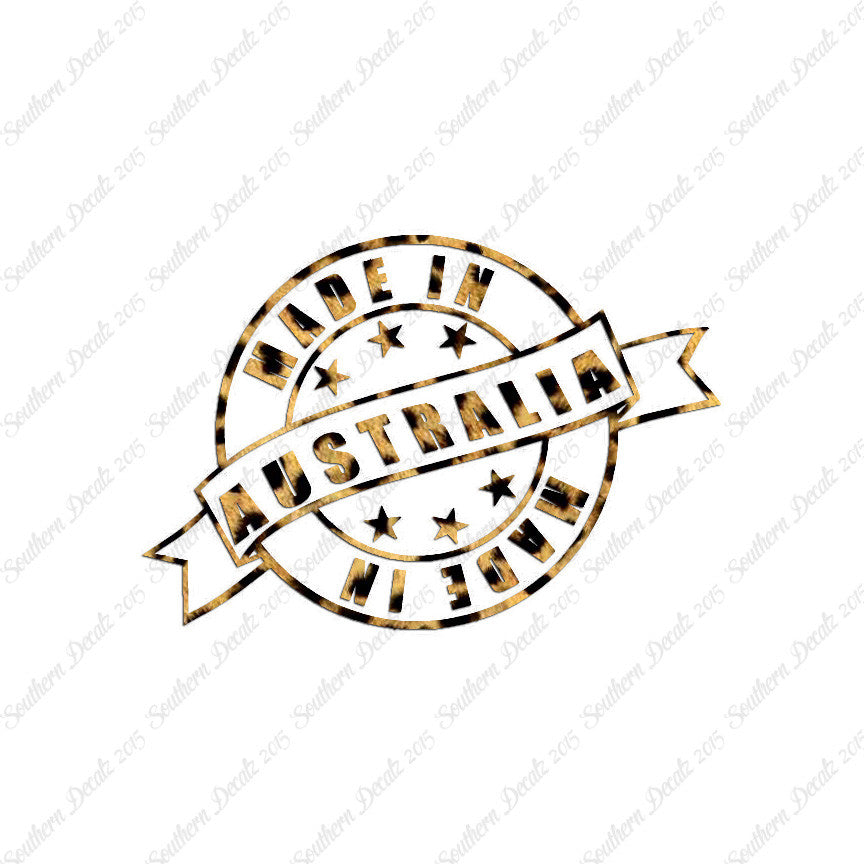 Made In Australia Stamp Logo