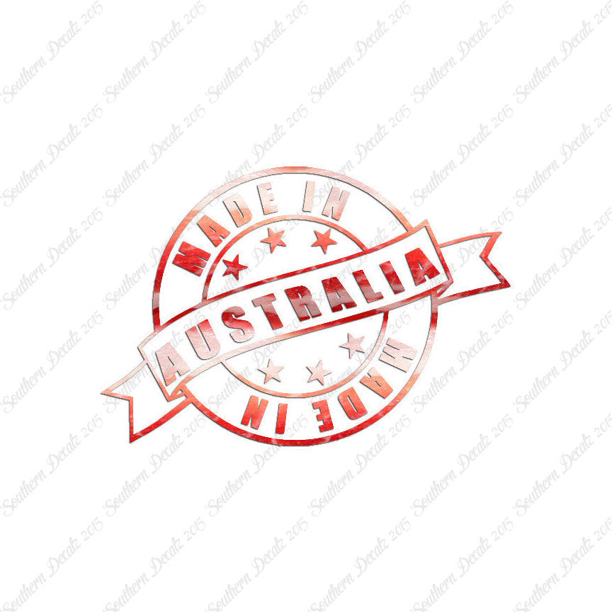 Made In Australia Stamp Logo