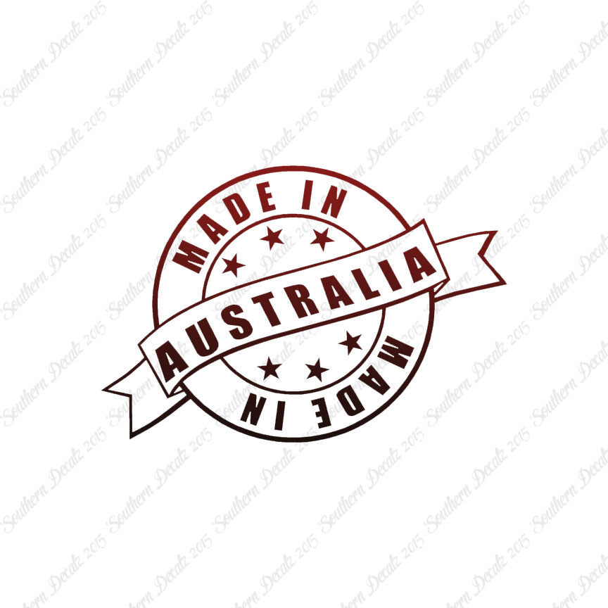 Made In Australia Stamp Logo