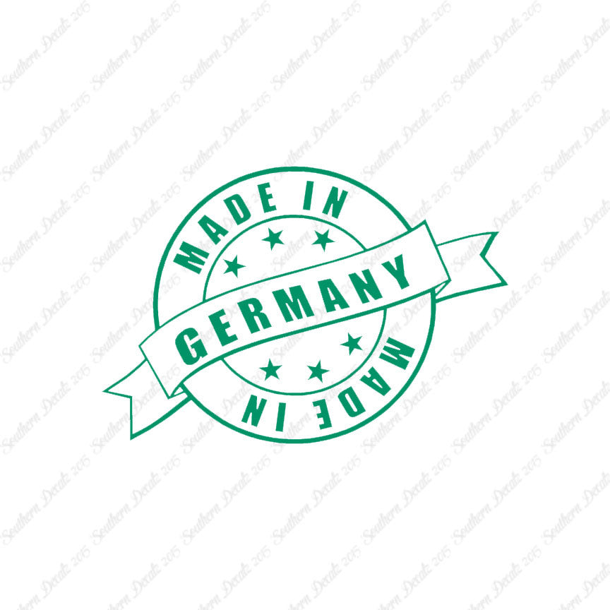 Made In Germany Stamp Logo
