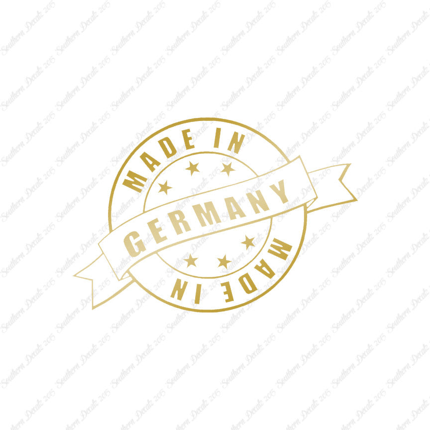 Made In Germany Stamp Logo