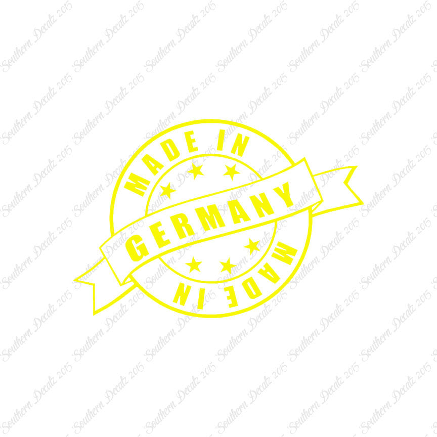 Made In Germany Stamp Logo