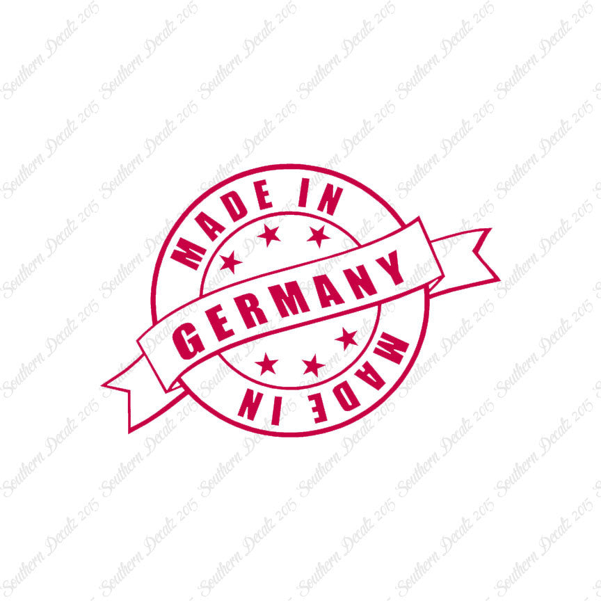 Made In Germany Stamp Logo