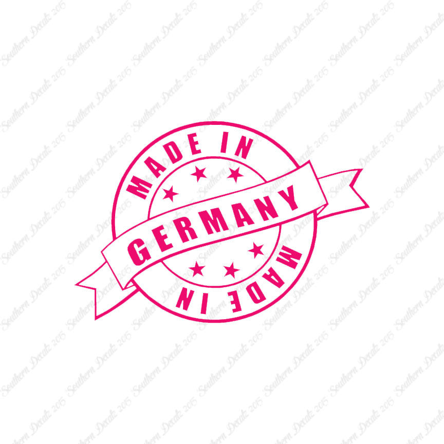 Made In Germany Stamp Logo