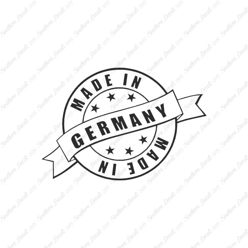 Made In Germany Stamp Logo