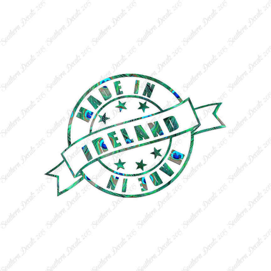 Made In Ireland Stamp Logo
