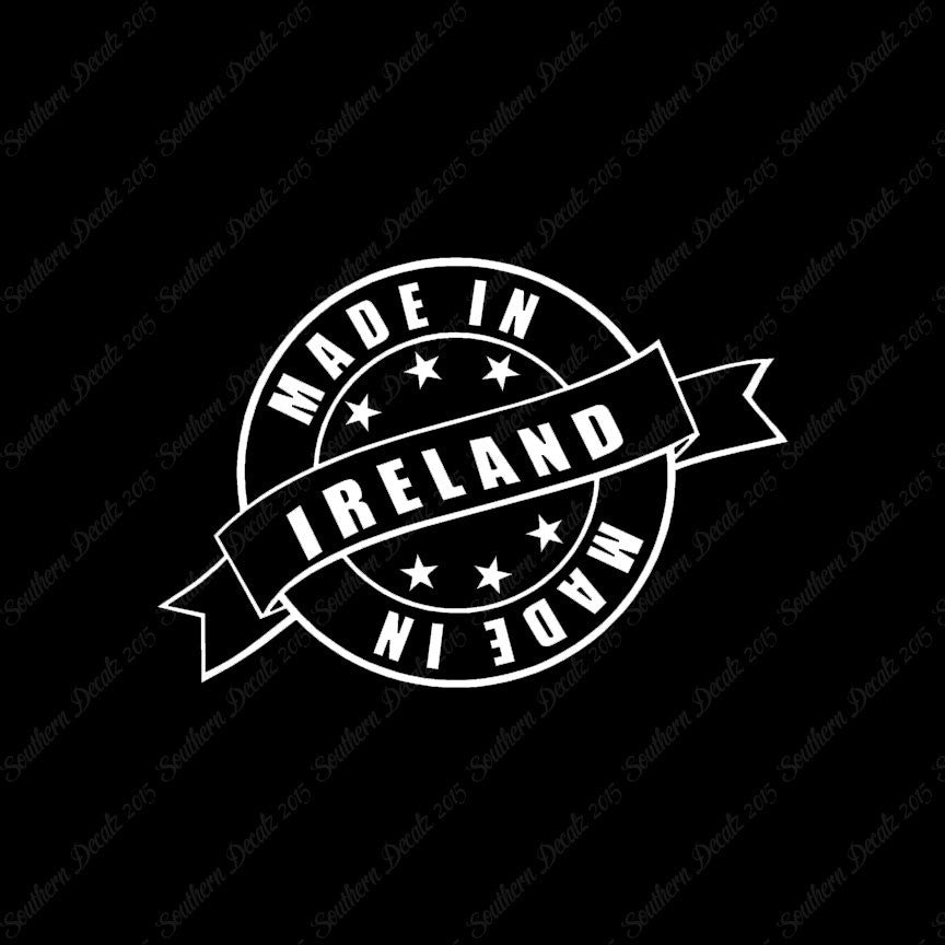 Made In Ireland Stamp Logo