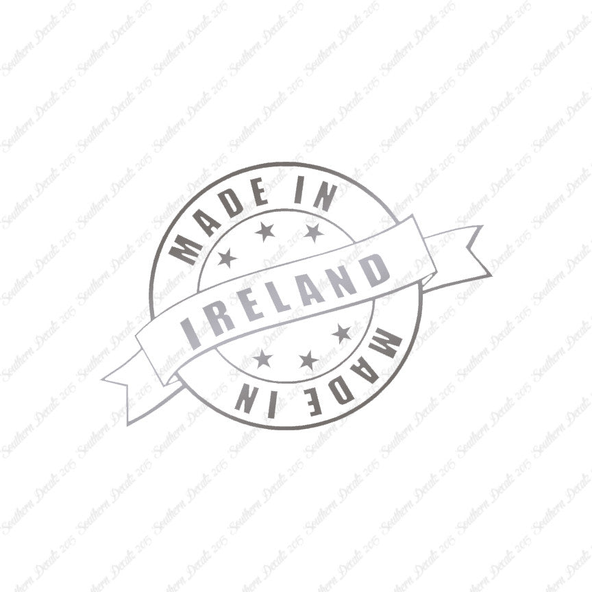 Made In Ireland Stamp Logo