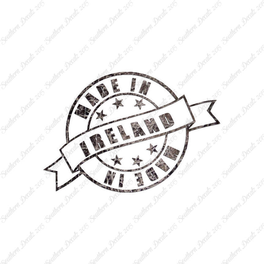 Made In Ireland Stamp Logo