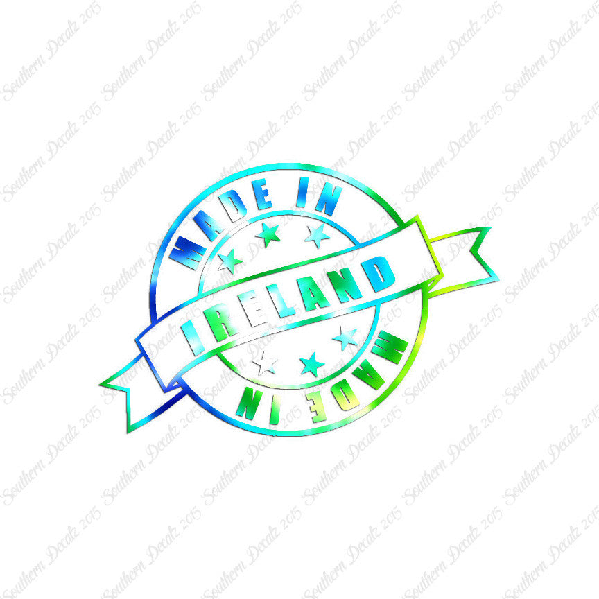 Made In Ireland Stamp Logo