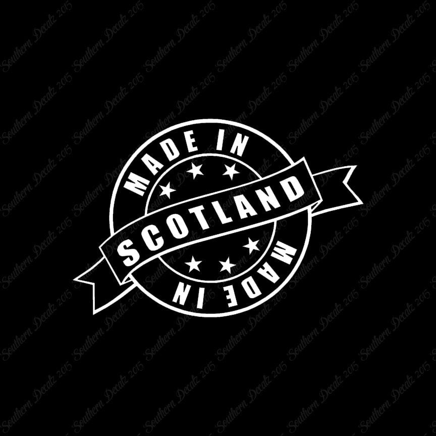 Made In Scotland Stamp Logo
