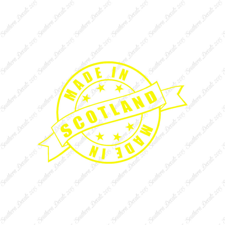 Made In Scotland Stamp Logo