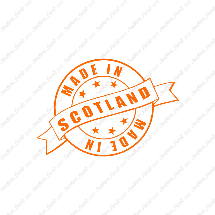 Made In Scotland Stamp Logo