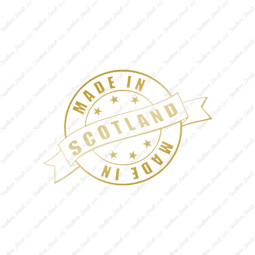 Made In Scotland Stamp Logo
